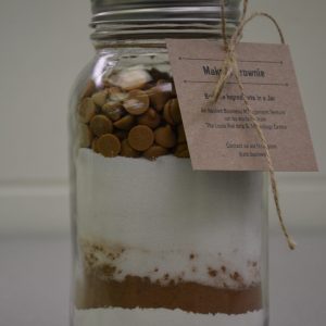 Peanut butter brownie jar